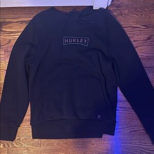 Hurley Men's Black Crewneck Pullover Sweatshirt